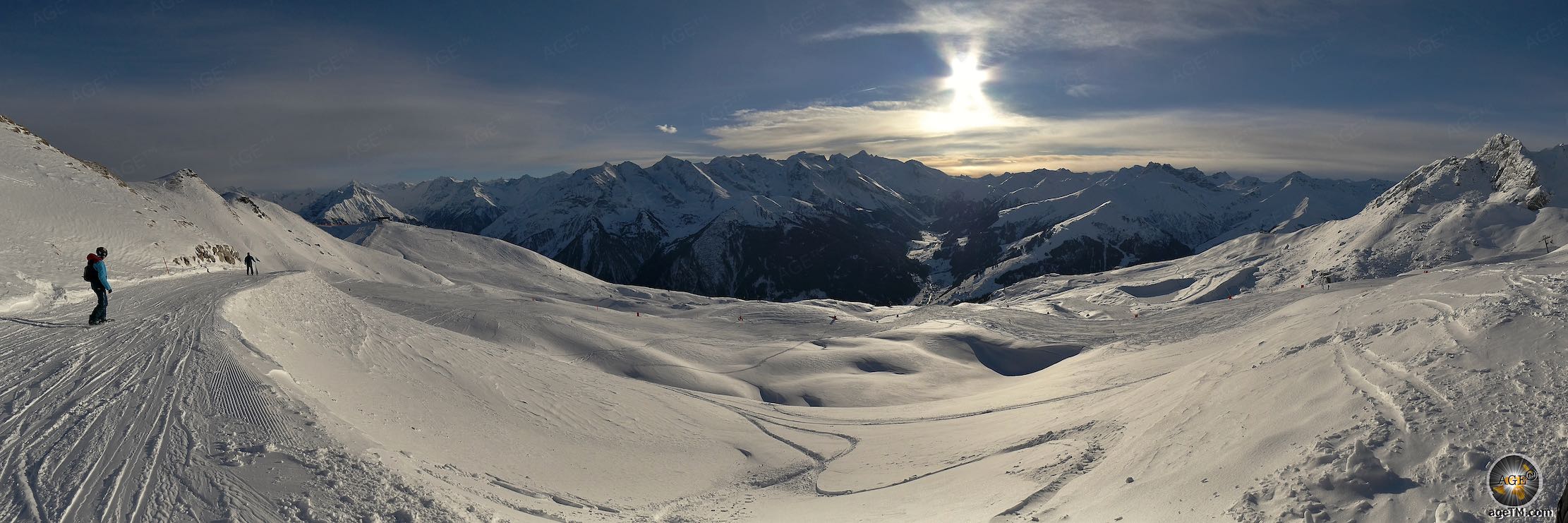 Ski area Zillertal 3000 Tux-Finkenberg Mayrhofen Hintertux Tirol Austria