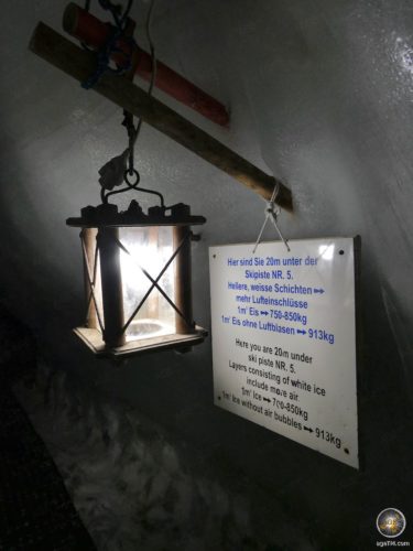 Informazioni sul palazzo del ghiaccio naturale Hintertuxer Gletscher-Höhle Tirol Austria